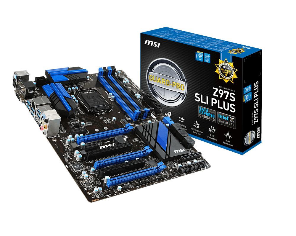 スクールウォーズ　1〜9 セル板 MSI Z97S SLI PLUS Motherboard / Support 4th and 5th Generation