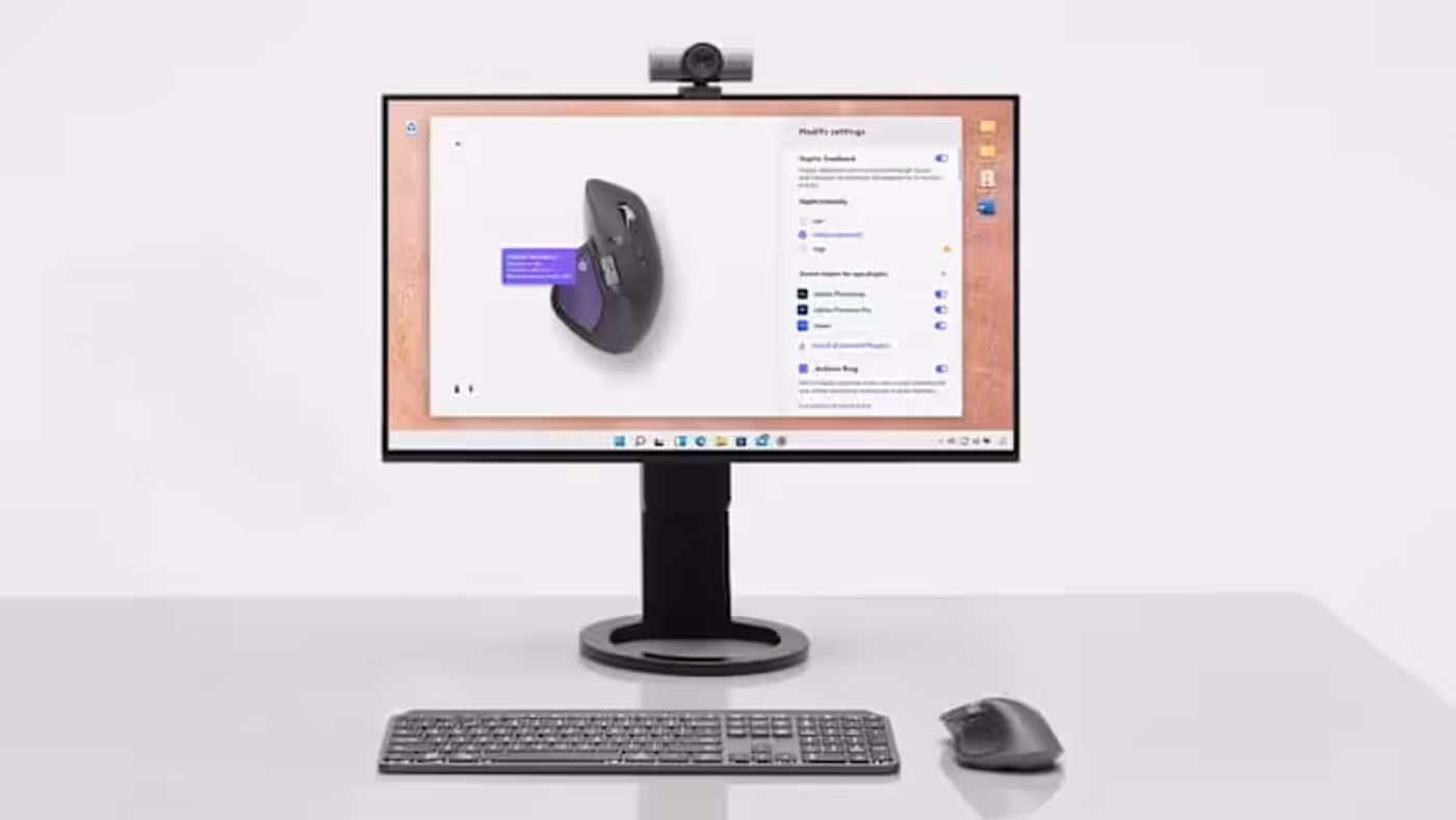 MX Master 4 with Logi Options+ settings demonstration