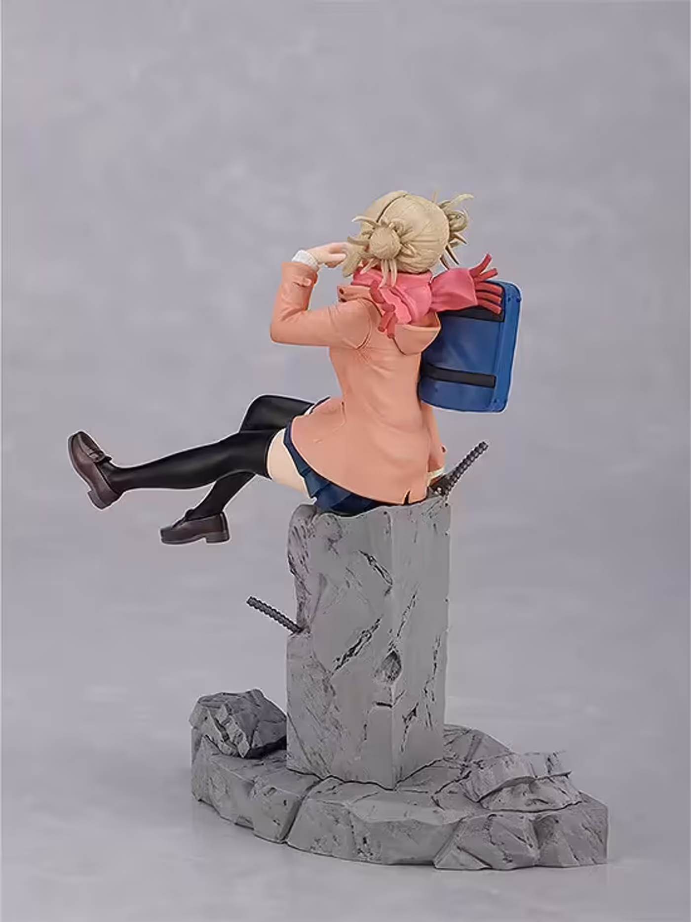 Close-up of the facial expression on the Himiko Toga TENITOL figure
