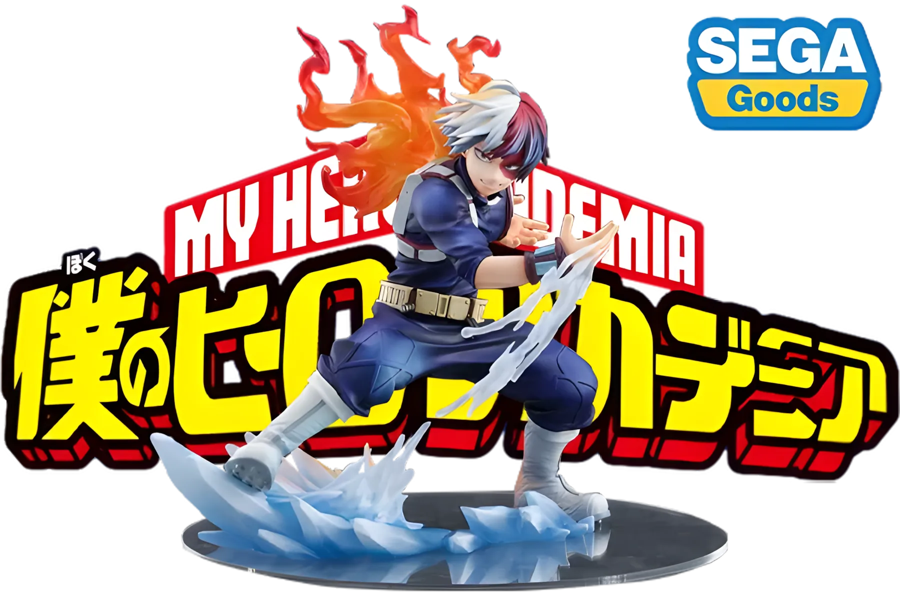 My Hero Academia: Shoto Todoroki 1/8 scale figure / Ice and Fire Dynamic Display / Iconic Shoto Hero Costume / SEGA Officially Licensed
