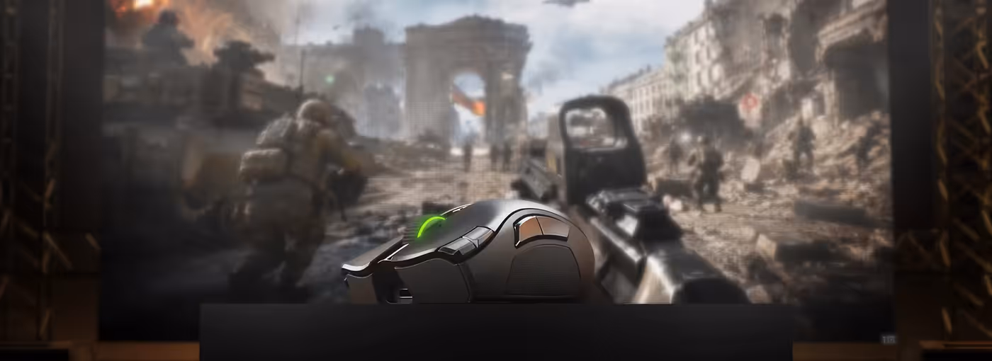 2-button side plate designed for FPS gaming and everyday navigation