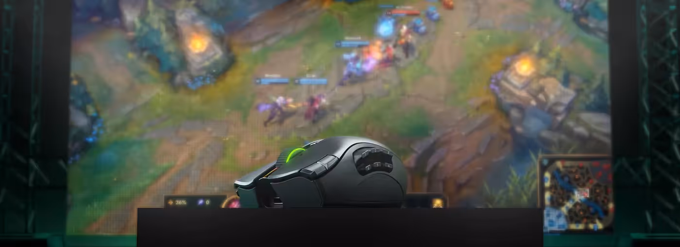 6-button side plate featuring a hex layout for MOBA and battle royale gaming