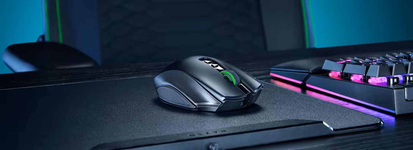 Precision-engineered gaming mouse showcasing upgraded sensor and switch technology