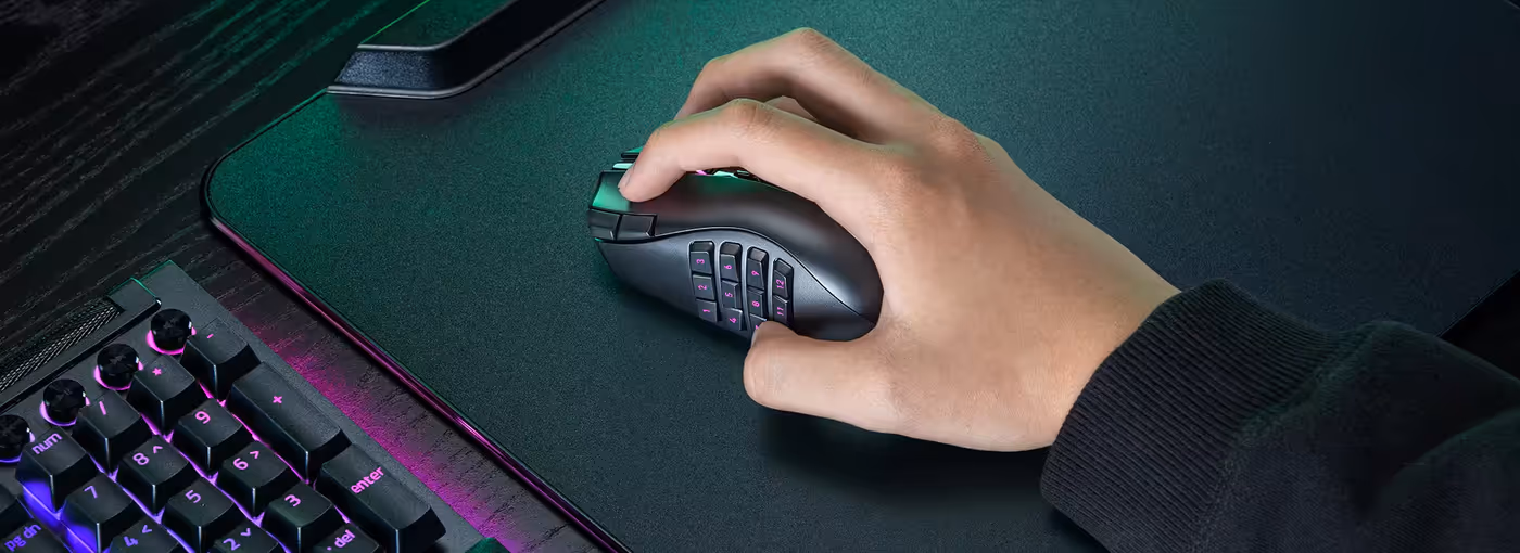 Razer Focus Pro Optical Sensor Gen-3 feature illustration showcasing precision tracking