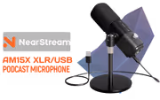 NearStream AM15X XLR/USB Podcast Microphone with AI Noise Cut - image 1