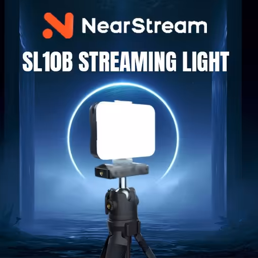 Nearstream SL10B Bi-Color Streaming Light 700K-6500K 2000mAh