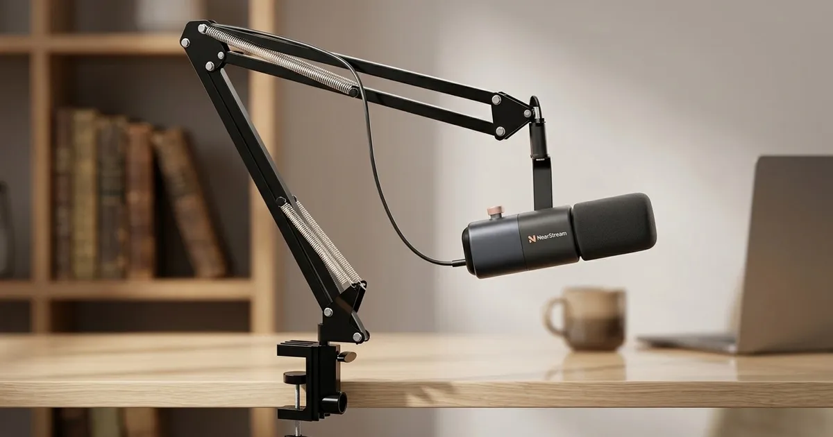 NearStream AM10X Dynamic Mic, AI Noise Suppression | Evetech