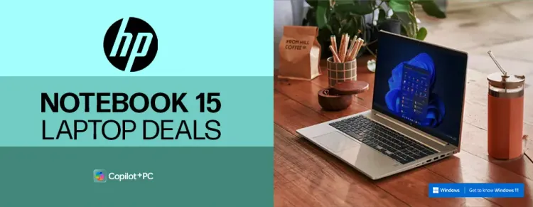 HP Notebook 15 Laptop Deals