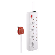 Nexon 8-Way High Surge Multiplug 0.5m - White - image 2
