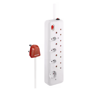 Nexon 8-Way High Surge Multiplug 0.5m - White - image 2