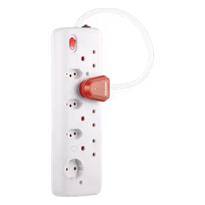 Nexon 8-Way High Surge Multiplug 0.5m - White - image 4