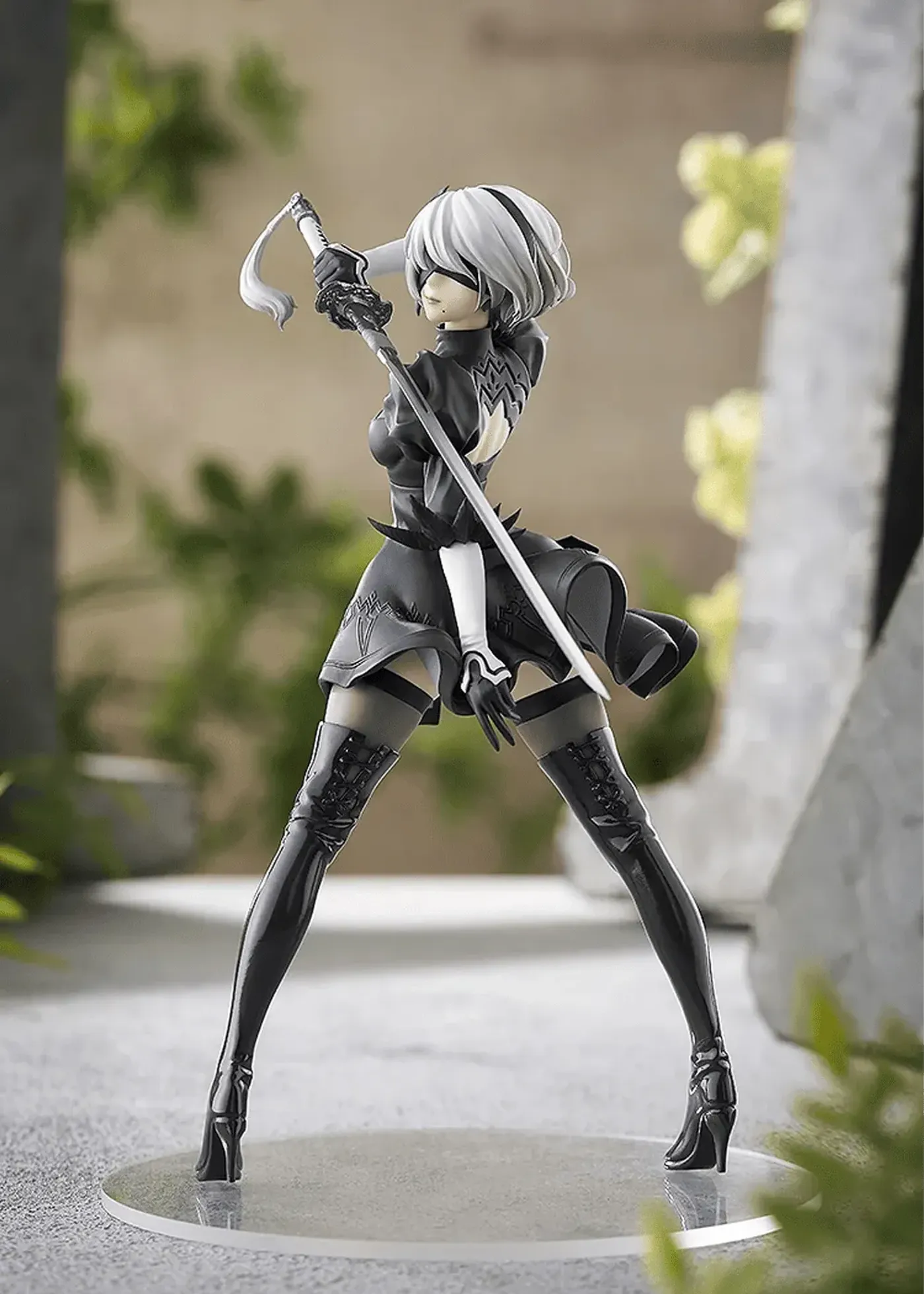 2B POP UP PARADE figure from NieR:Automata Ver1.1a shown in full