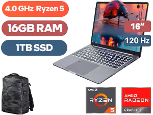 A15 Pro Ryzen 5 | Ninkear 16GB/1TB | 2.5K 120Hz Laptop - Image 1