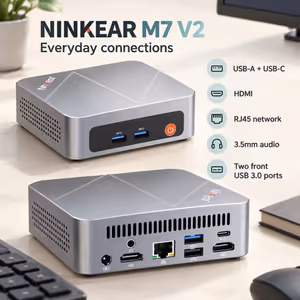 Ninkear M7 V2 Mini PC Ryzen 5 7430U, 16GB/512GB, Win 11 Pro - image 6