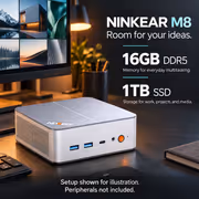 Ninkear M8 Mini PC Ryzen 7-8745HS 16GB 1TB Win11 Pro - image 4