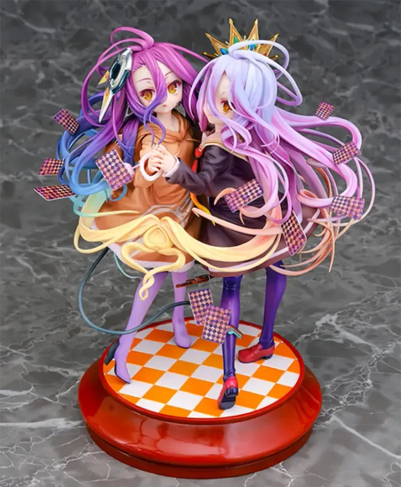 Shiro and Schwi 1/7 scale figure from No Game No Life Zero, side view