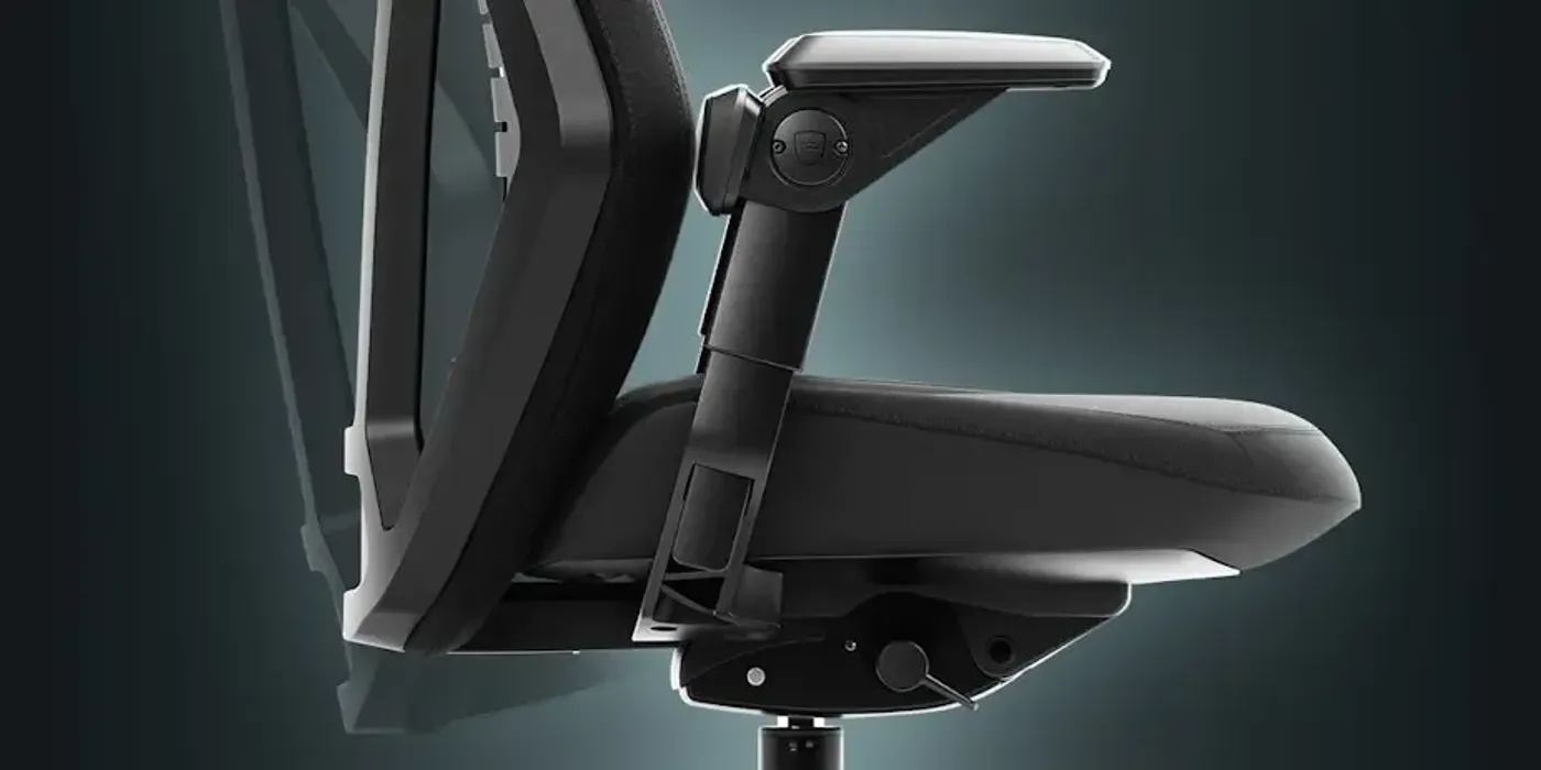 The synchronized reclining mechanism used in the noblechairs Dawn gaming chair