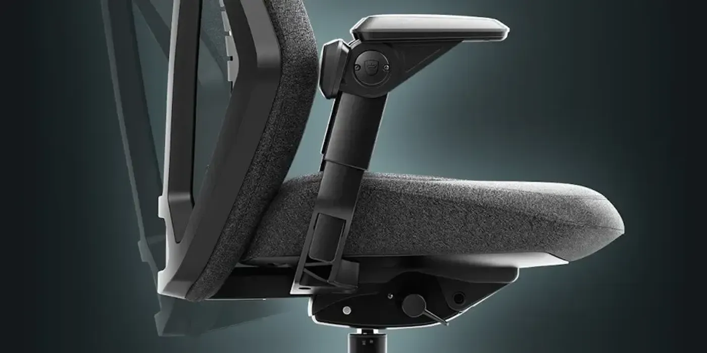 The synchronized support mechanism on the noblechairs Dawn TX Granite