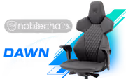 noblechairs Dawn TX Granite Gaming & Office Chair - Lumbar Support - image 1