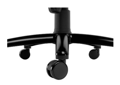 Noblechairs EPIC gaming chair designed for hard and soft flooring