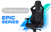noblechairs EPIC Gaming Chair, 135° Recline Steel Frame - image 1