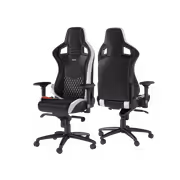 noblechairs EPIC Real Leather Gaming Chair - 4D Armrests (Black/White/Red) - image 8