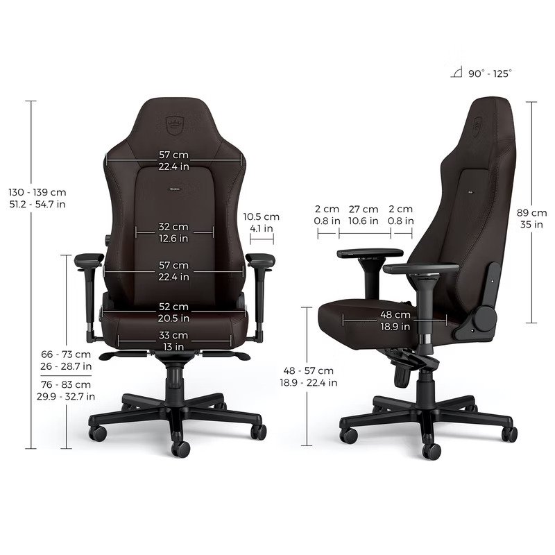 Noblechairs HERO PU JAVA Gaming Chair in mobile view