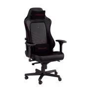noblechairs HERO Faux Leather Gaming Chair, Lumbar, 4D Armrests (Black/Red) - image 5
