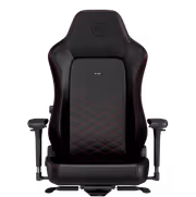 noblechairs HERO Faux Leather Gaming Chair, Lumbar, 4D Armrests (Black/Red) - image 2
