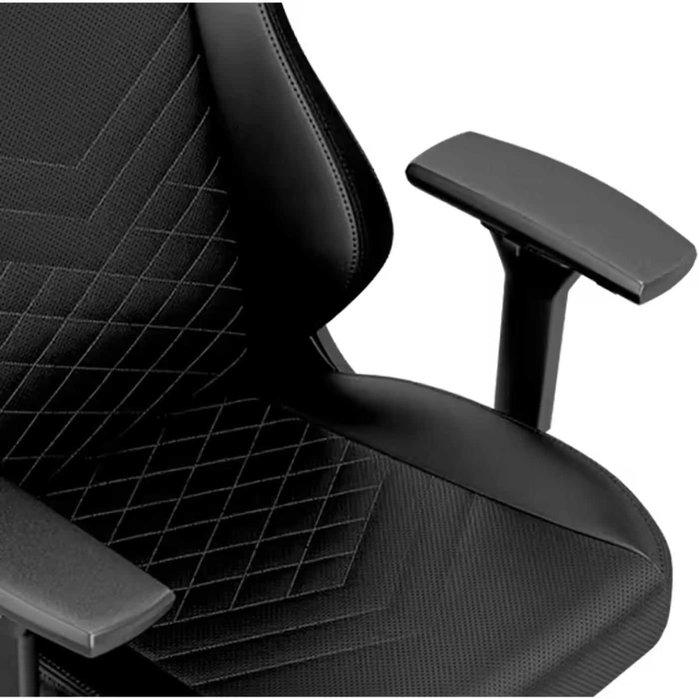 Side profile of the enlarged HERO series gaming chair seat and backrest