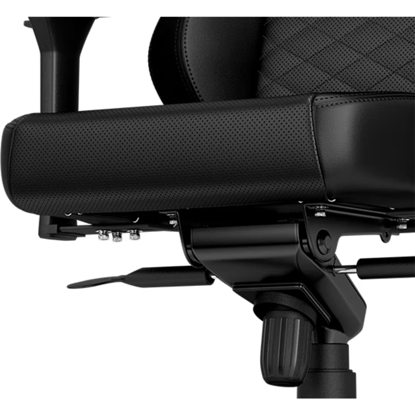 noblechairs HERO Series chair reclined using its rocking mechanism
