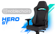 noblechairs HERO ST Gaming Chair - Black Edition, Ergonomic Comfort - image 1