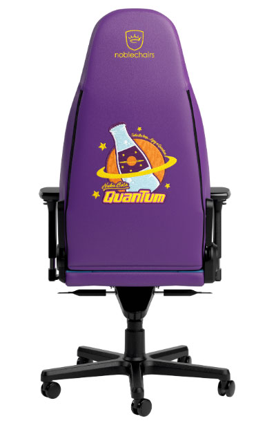 Noblechairs ICON Fallout Nuka-Cola Quantum Edition Gaming Chair in blue and purple