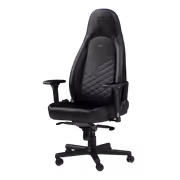 noblechairs ICON Faux Leather Gaming Chair - 4D Armrests (Black/Blue) - image 2