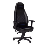 noblechairs ICON Faux Leather Gaming Chair - 4D Armrests (Black/Blue) - image 3