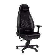 noblechairs ICON Faux Leather Gaming Chair (Black/Platinum/White) - image 3