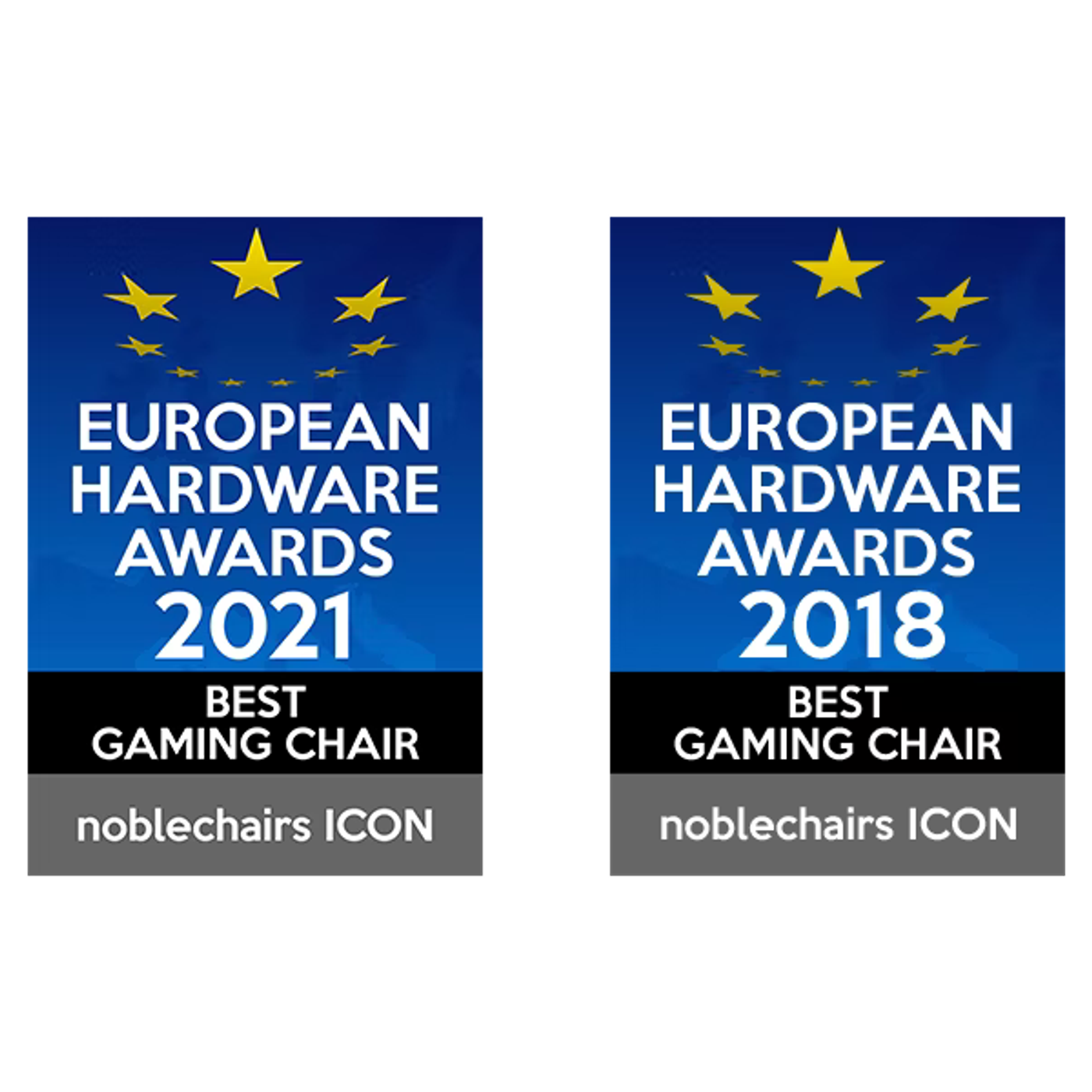 Award-winning design of the noblechairs ICON Black Edition series
