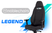 noblechairs Legend Gaming Chair Black PU Leather - image 1