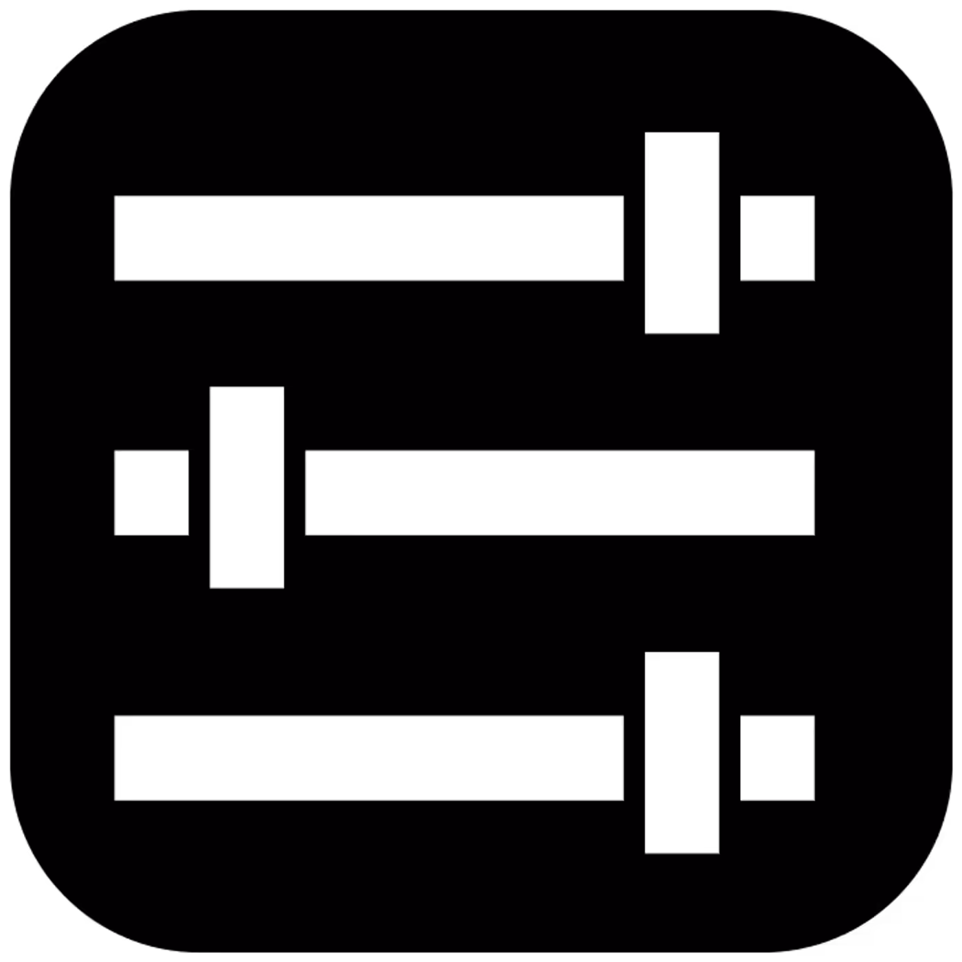 Interface icon for customizable desk height presets