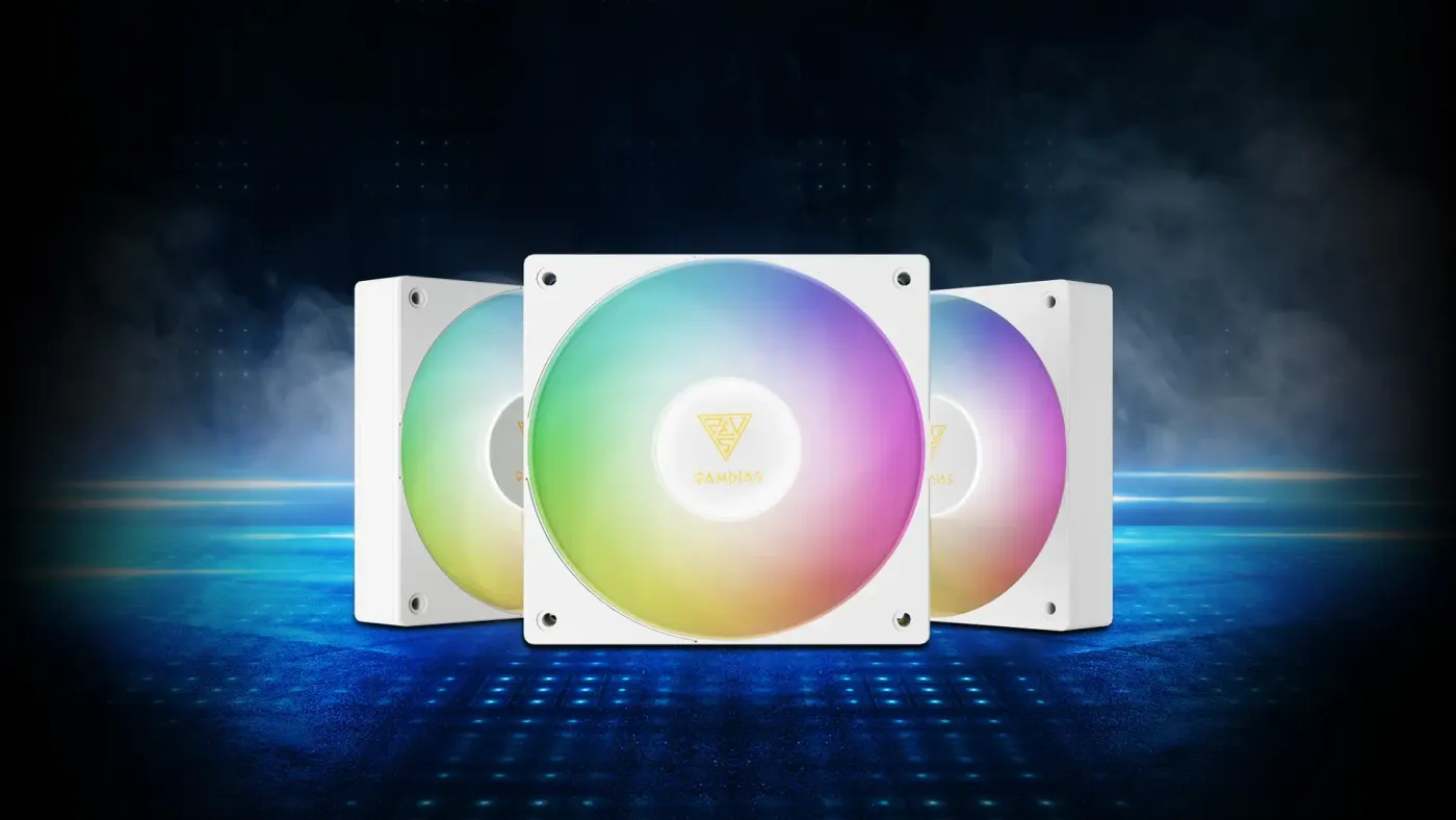 NOTUS M1 ARGB series cooling fan showing robust PBT construction