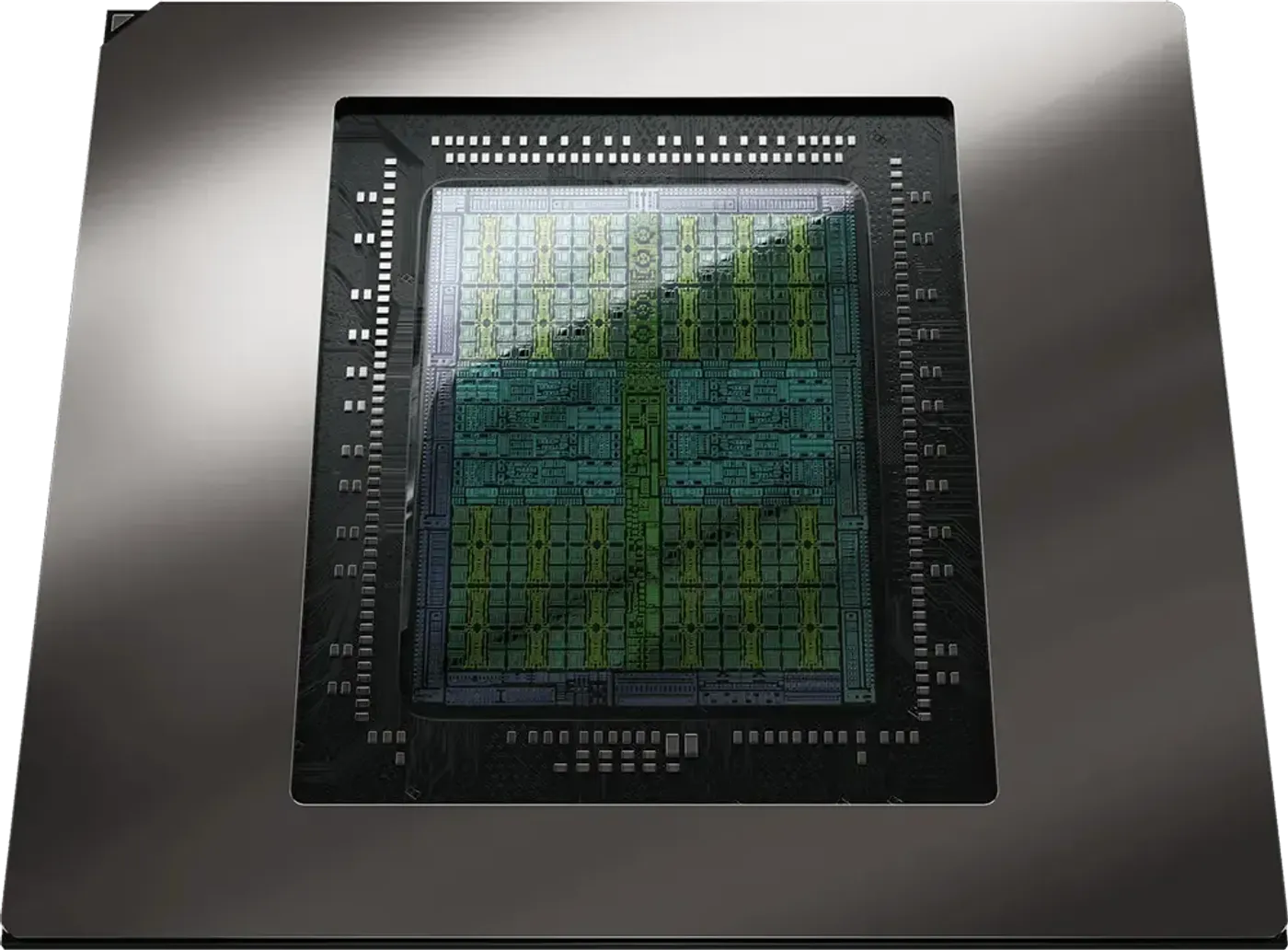 NVIDIA Blackwell architecture chip powering high-performance graphics