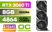 MSI GeForce RTX 3060 Ti VENTUS 3X 8GB OC LHR - Best Deal - South Africa - image 1