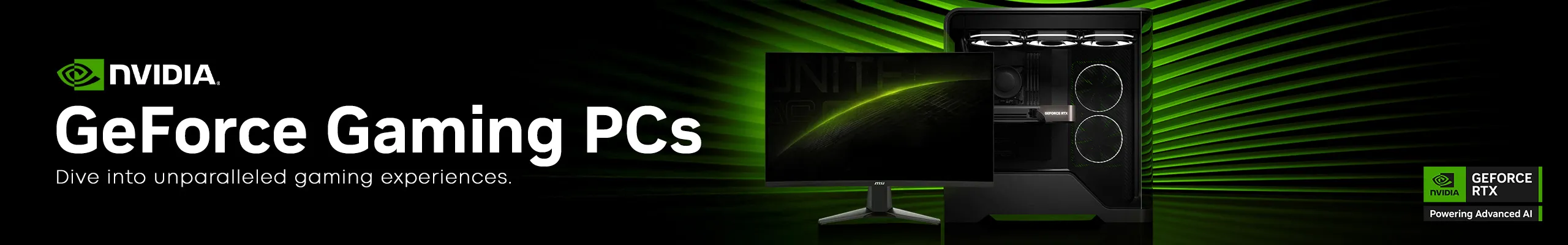 NVIDIA GeForce Gaming PCs NVIDIA GeForce Gaming PCs