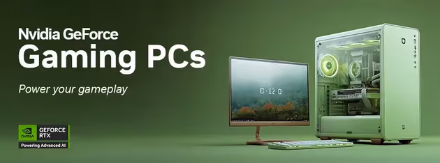 Nvidia GeForce Gaming PC's