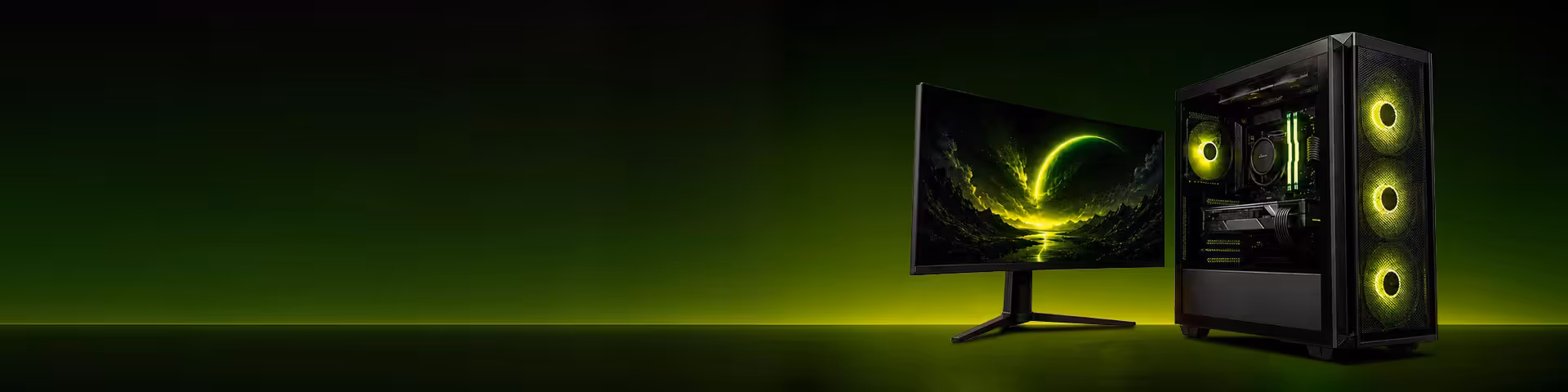 NVIDIA GeForce gaming PC built by Evetech