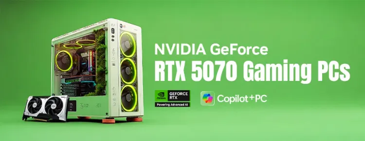 NVIDIA GeForce RTX 5070 Gaming PCs