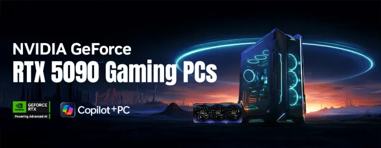 NVIDIA GeForce RTX 5090 Gaming PCs