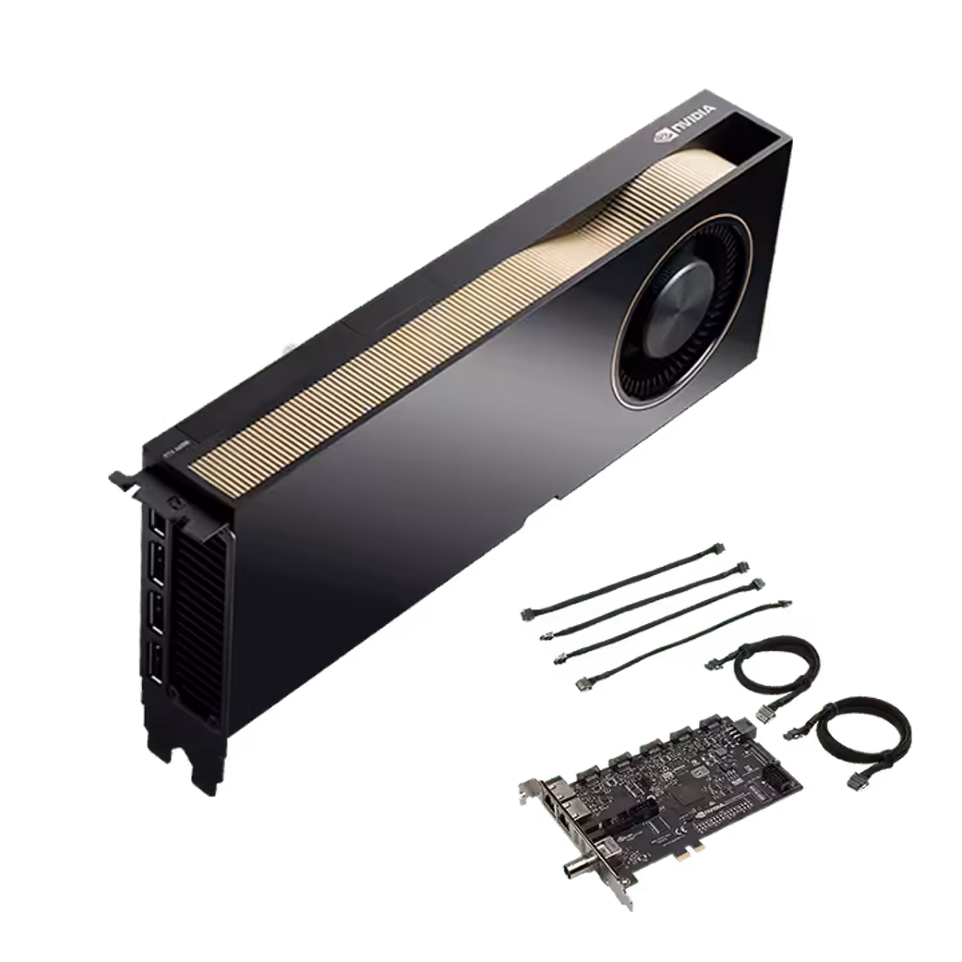 Components included in the NVIDIA RTX PRO Sync hardware kit