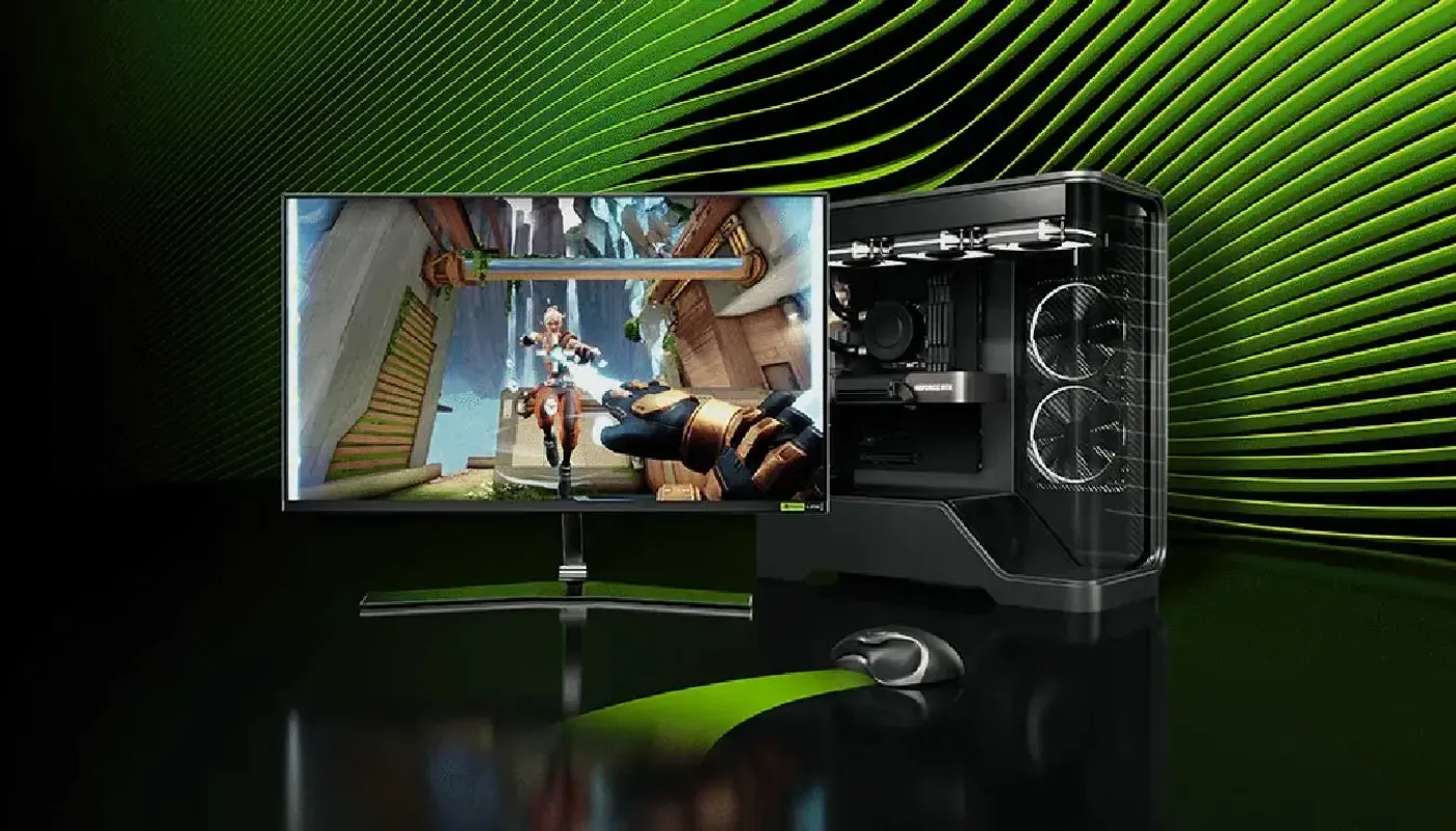 Illustration of NVIDIA Reflex 2 and Frame Warp latency reduction