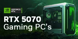 GeForce RTX 5070 Gaming PC's